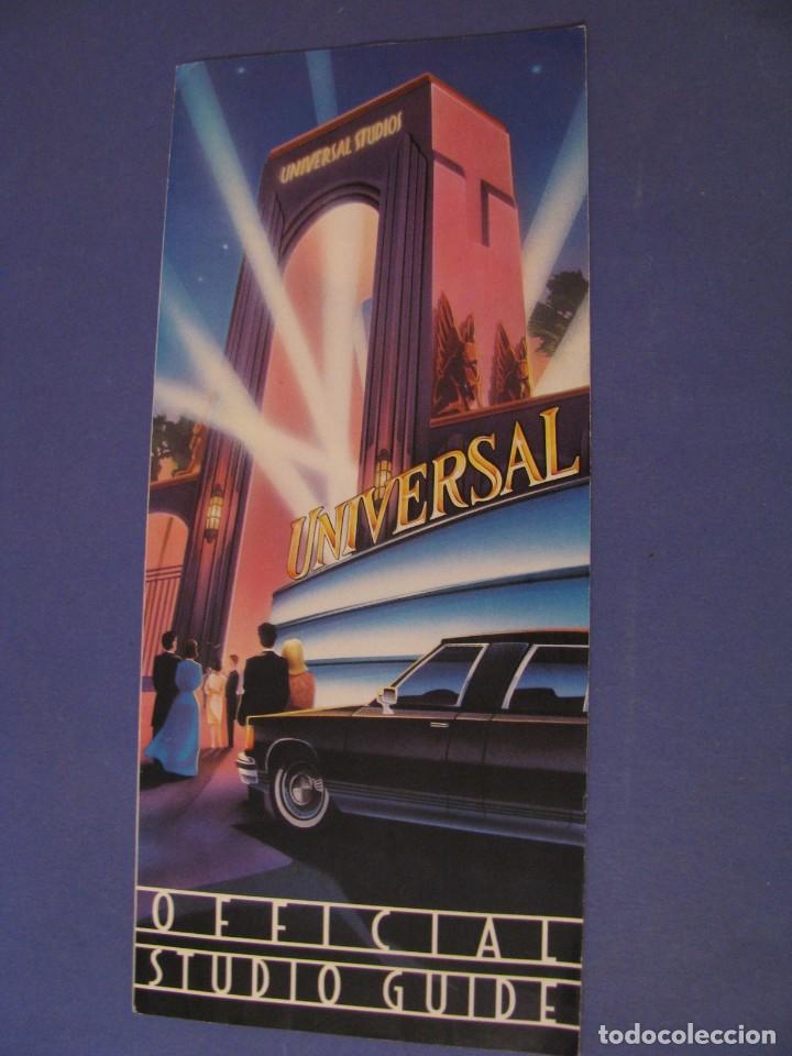 Travel Brochures: FOLLETO DEL UNIVERSAL STUDIOS, FLORIDA. OFFICIAL STUDIO GUIDE. 1991. 23X10 CM.