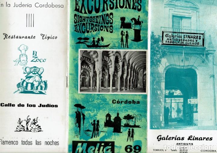 Travel Brochures: Folleto Excursiones Meli&aacute; C&oacute;rdoba 69