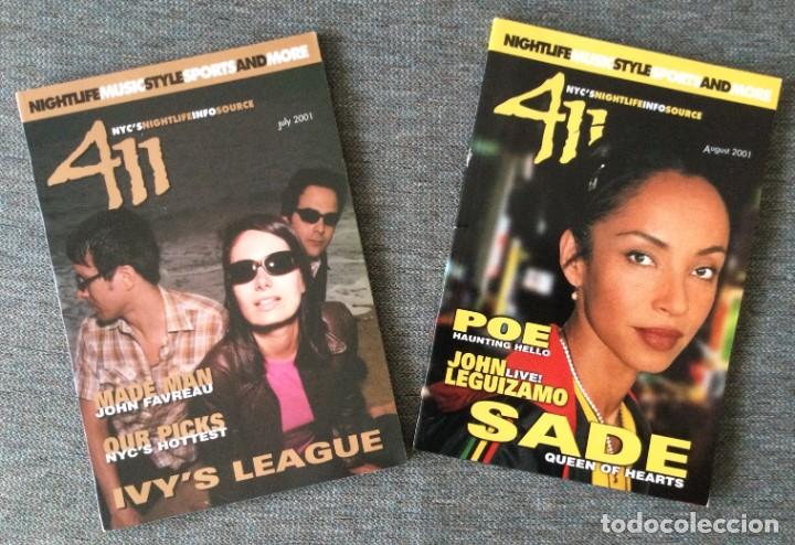 Travel Brochures: 411 (Gu&iacute;a ocio NY, n&uacute;m. julio y agosto 2001)