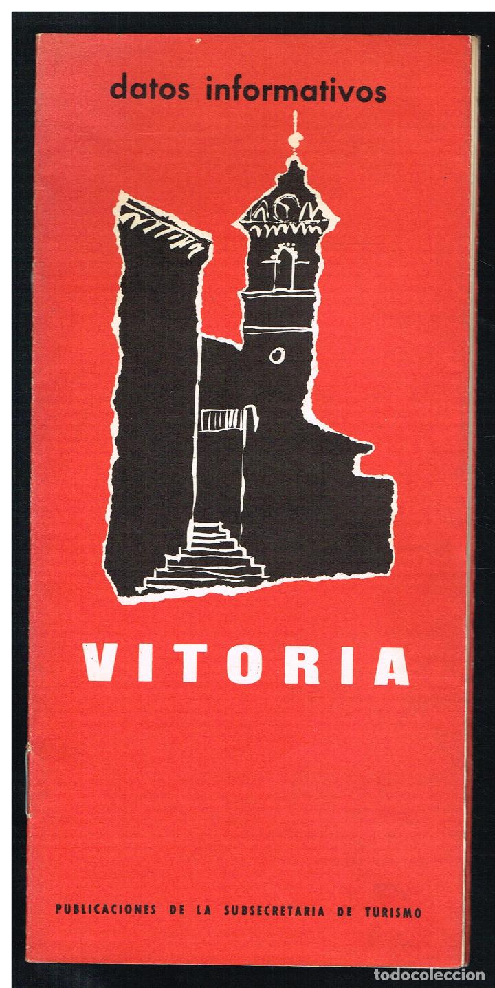 Tourismusbrosch&uuml;ren: VITORIA - DATOS INFORMATIVOS - 1965