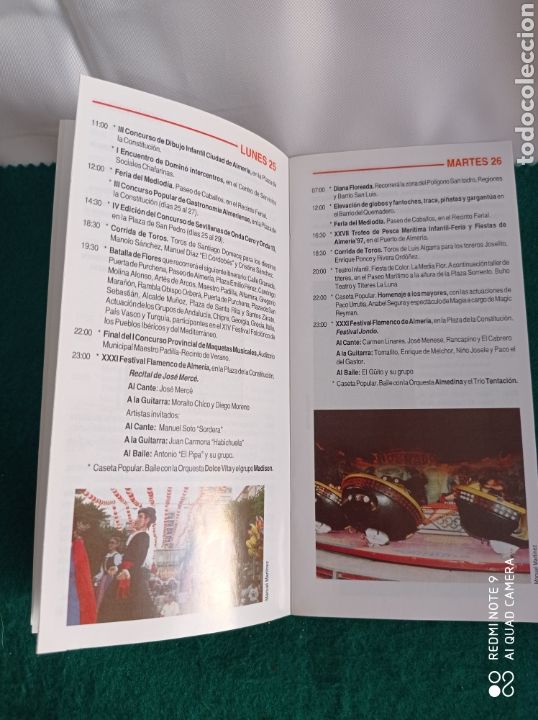 Folletos de turismo: ALMER&Iacute;A PROGRAMA OFICIAL DE FERIA 1997 - Foto 3