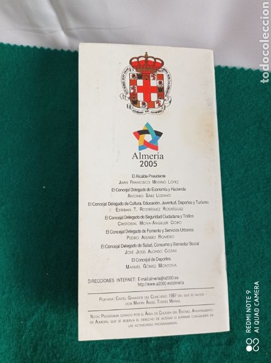 Folletos de turismo: ALMER&Iacute;A PROGRAMA OFICIAL DE FERIA 1997 - Foto 5