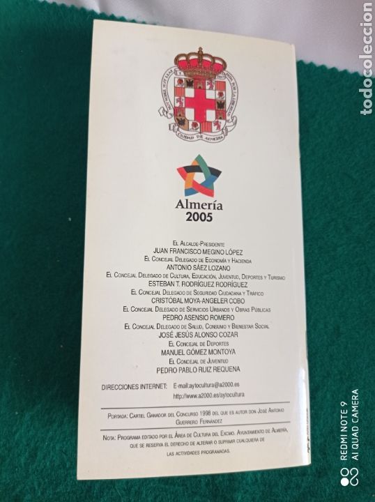 Folletos de turismo: ALMER&Iacute;A PROGRAMA OFICIAL DE FERIA 1998 - Foto 4