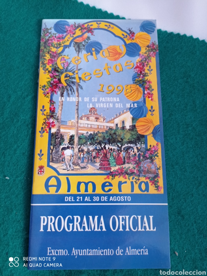 Folletos de turismo: ALMER&Iacute;A PROGRAMA OFICIAL DE FERIA 1998 - Foto 1