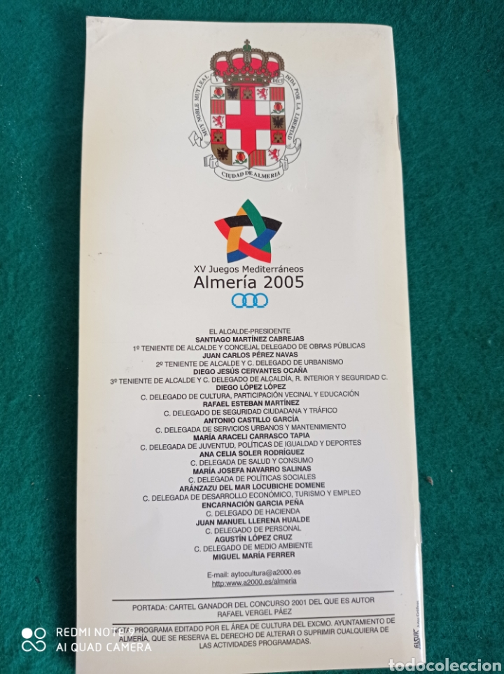 Folletos de turismo: ALMER&Iacute;A PROGRAMA OFICIAL DE FERIA 2001 - Foto 5