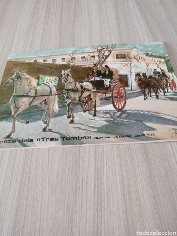 Foglietti di turismo: Programa de la Festa dels Tres Tombs de Vilanova i la Geltru 1988