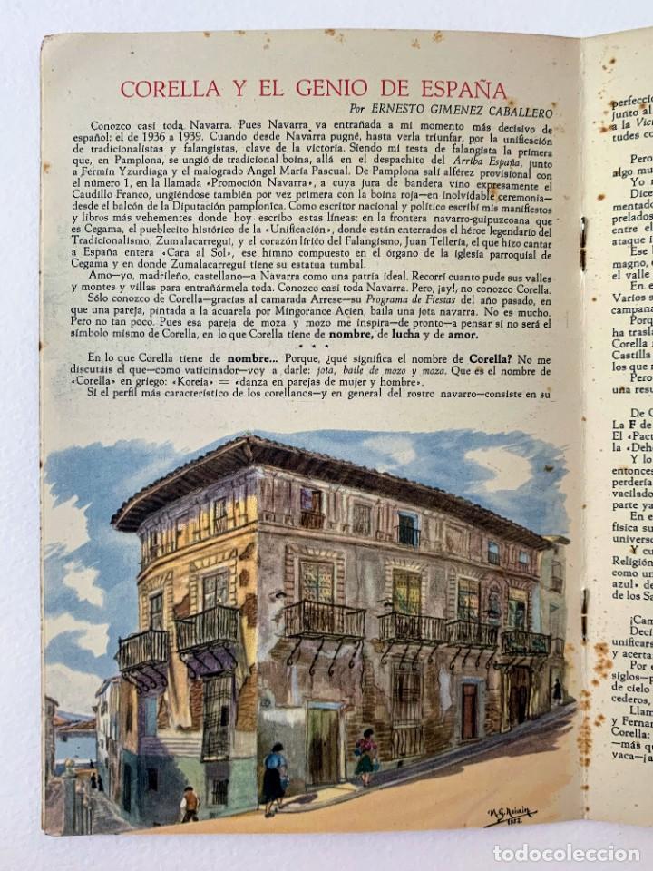 Folletos de turismo: FIESTAS DE CORELLA 1952 - Foto 2