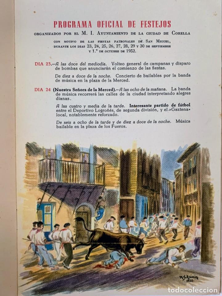 Folletos de turismo: FIESTAS DE CORELLA 1952 - Foto 4