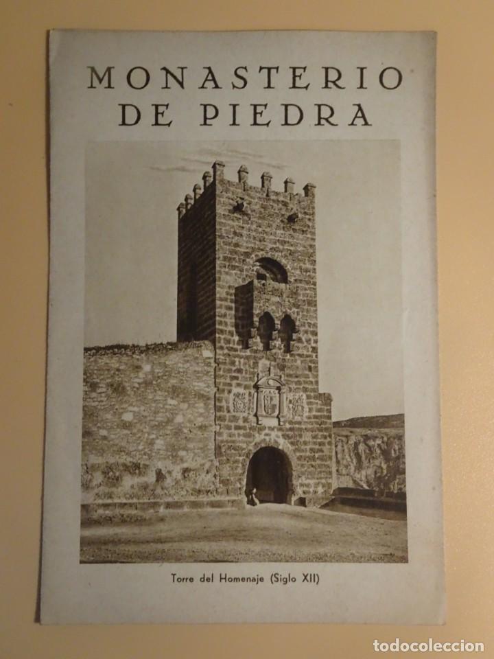 Folhetos de turismo: MONASTERIO DE PIEDRA, FOLLETO DE LA REP&Uacute;BLICA ESPA&Ntilde;OLA, PATRONATO NACIONAL DEL TURISMO, VER FOTOS