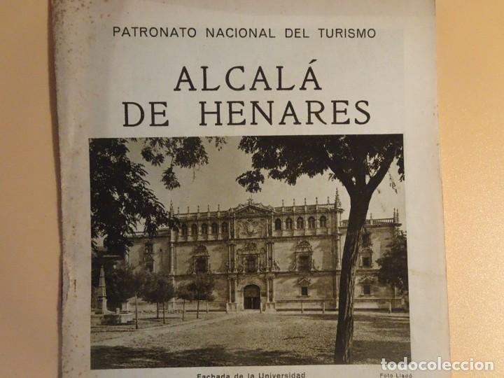 Folhetos de turismo: ALCAL&Aacute; DE HENARES, FOLLETO DE LA REP&Uacute;BLICA ESPA&Ntilde;OLA, PATRONATO NACIONAL DEL TURISMO, VER FOTOS