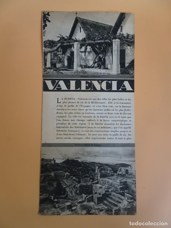 Tourismusbrosch&uuml;ren: VALENCIA, FOLLETO DE LA REP&Uacute;BLICA ESPA&Ntilde;OLA, PATRONATO NACIONAL DEL TURISMO ,EN FRANC&Eacute;S, VER FOTOS
