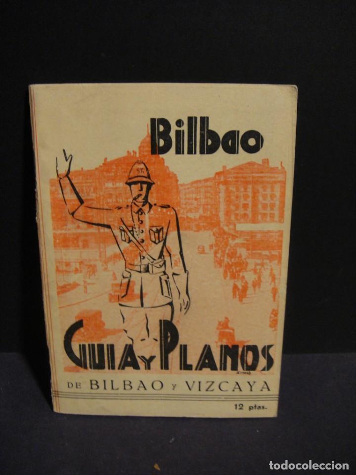 Travel Brochures: guia y planos de bilbao y vizcaya - a&ntilde;o 1960