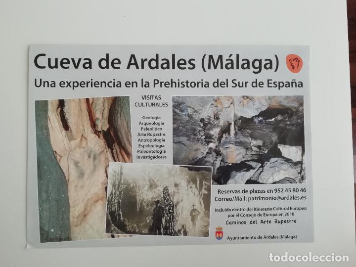 Folletos de turismo: Folleto Cueva de Ardales M&aacute;laga Caminos del Arte rupestre Andaluc&iacute;a Turismo