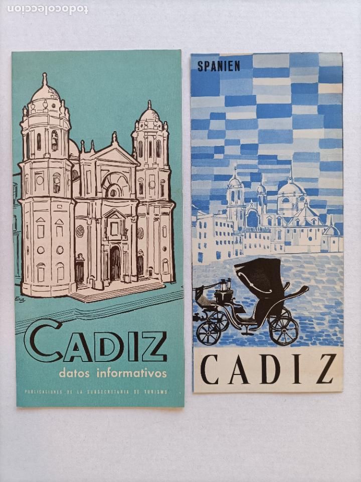 Folhetos de turismo: FOLLETOS DE CADIZ 1964!