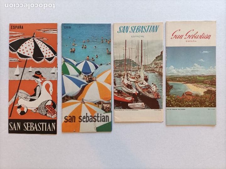 Brochures de tourisme: FOLLETOS SAN SEBASTIAN 1958-60