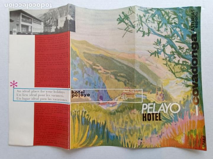Folletos de turismo: FOLLETO PELAYO HOTEL COVADONGA