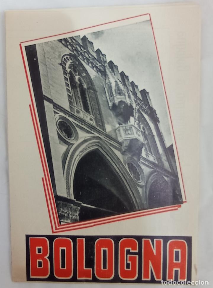 Folhetos de turismo: MAPA DE BOLONIA, a&ntilde;os 1930, editado por ENIT