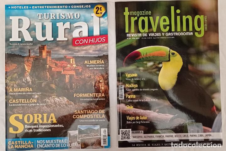 Travel Brochures: 2 Revistas, TRAVELING -Abril 2021 + TURISMO RURAL