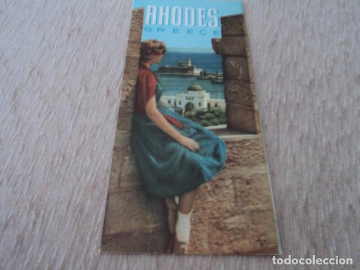 Tourismusbrosch&uuml;ren: rhodes greece 1955 en ingles