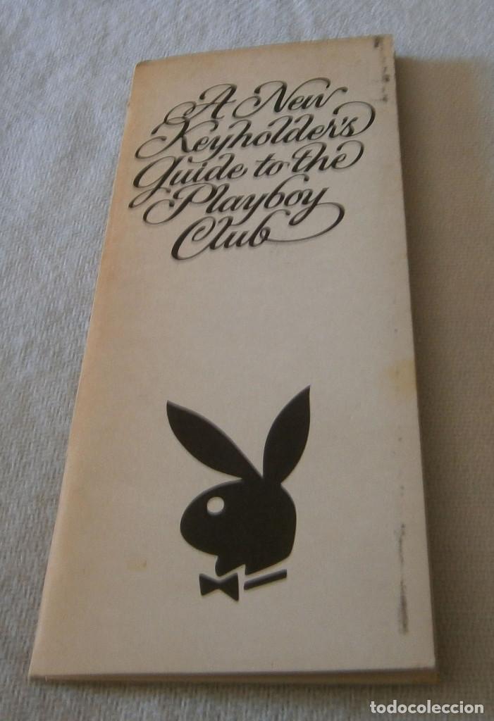 Tourismusbrosch&uuml;ren: folleto guia de servicios que se ofrecian en el club playboy a&ntilde;os 70