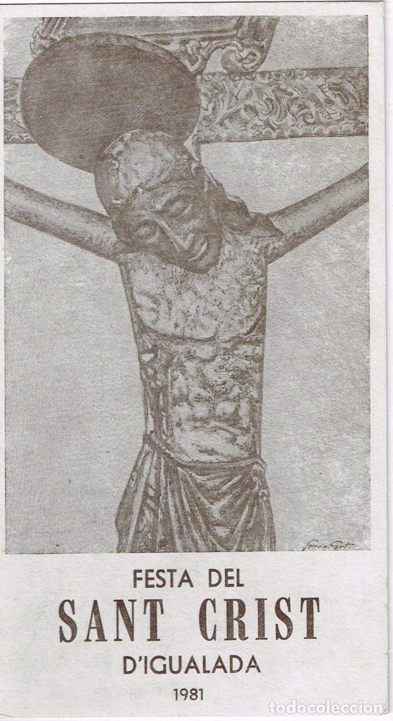 Tourismusbrosch&uuml;ren: 1981/85 Festa del Sant Crist d&acute;Igualada - Igualadins Forans Anada a Igualada amb el Tren Historic