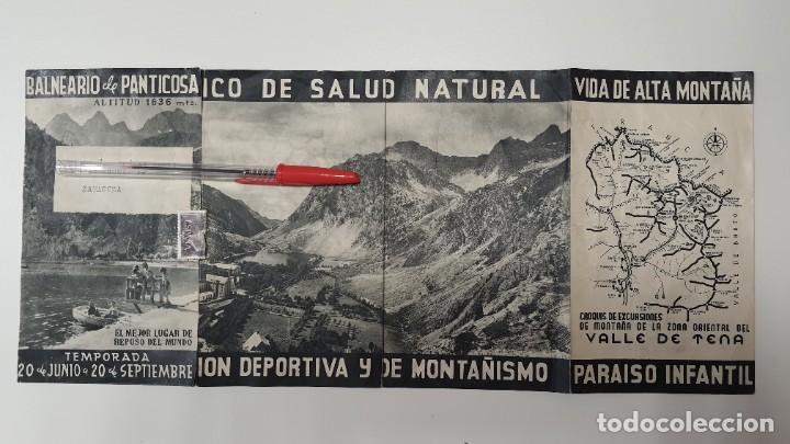 Brochures de tourisme: FOLLETO TURISTICO. DESPLEGABLE. BALNEARIO DE PANTICOSA (HUESCA) 1959