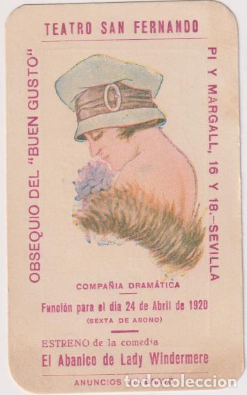 Tourismusbrosch&uuml;ren: Programa. El Abanico de Lady Windermere. Teatro S. Fernando, Sevilla 24-Abr-1920