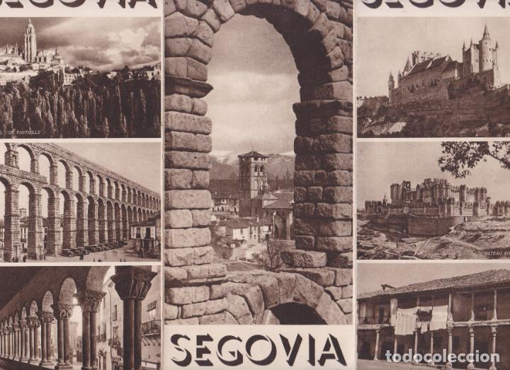 Travel Brochures: TRIPTICO PUBLICITARIO DE SEGOVIA - PATRONATO NACIONAL DEL TURISMO - REP&Uacute;BLICA ESPA&Ntilde;OLA