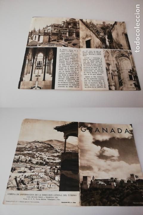Foglietti di turismo: ANTIGUO FOLLETO/ OLD LEAFLET : GRANADA