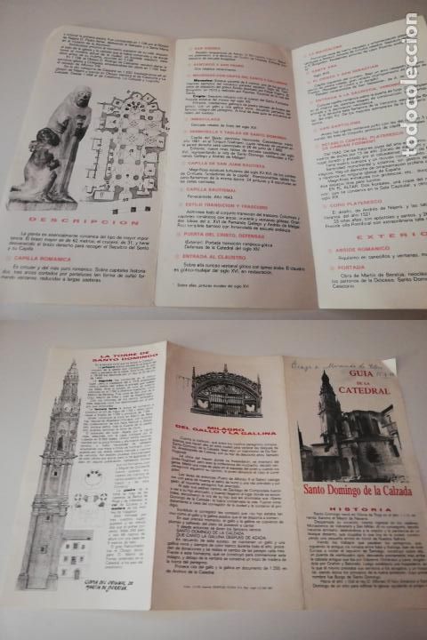 Foglietti di turismo: ANTIGUO FOLLETO / OLD LEAFLET: CATEDRAL SANTO DOMINGO DE LA CALZADA