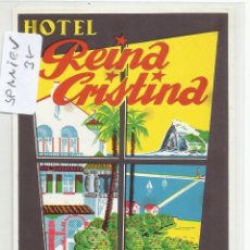 Foglietti di turismo: HOTEL REINA CRISTINA ALGECIRAS. Lote 358887340