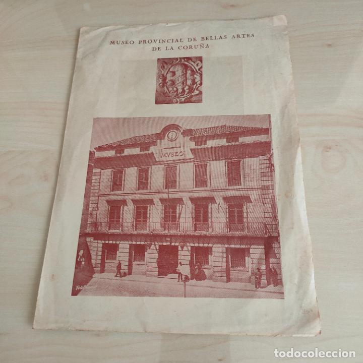 Tourismusbrosch&uuml;ren: Folleto Museo Provincial de Bellas Artes de la Coru&ntilde;a. 1964