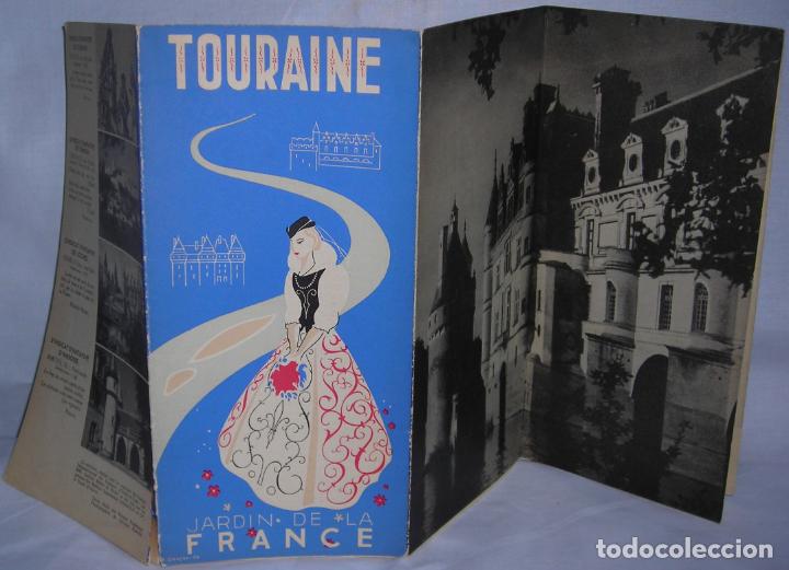 Brochures de tourisme: Touraine Jardin de la France La Loire Chateaux Bons vins folleto turismo