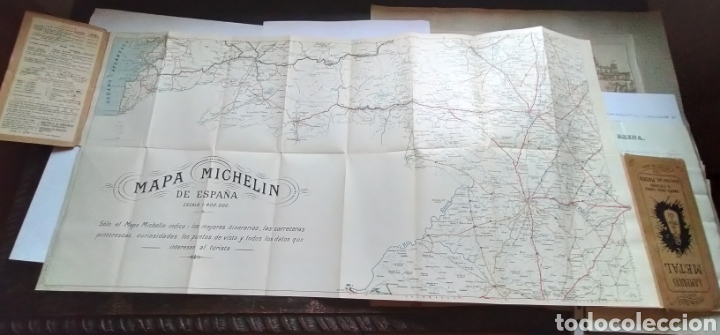 Folletos de turismo: ANTIGUO MAPA MICHEL&Iacute;N ESPA&Ntilde;A - Foto 8