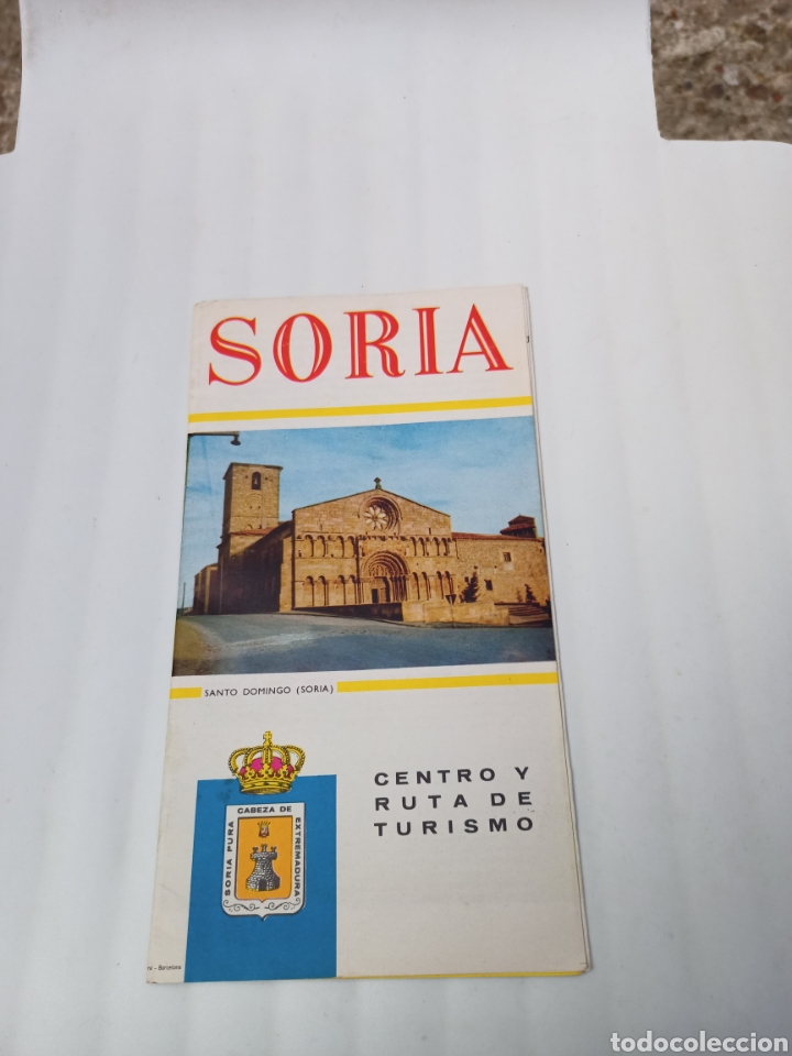 Folhetos de turismo: Antiguo folleto de turismo de Soria.Antiguo.