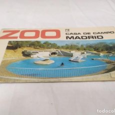 Folletos de turismo: MAPA ZOO DE LA CASA DE CAMPO DE MADRID, 1985 ZXY
