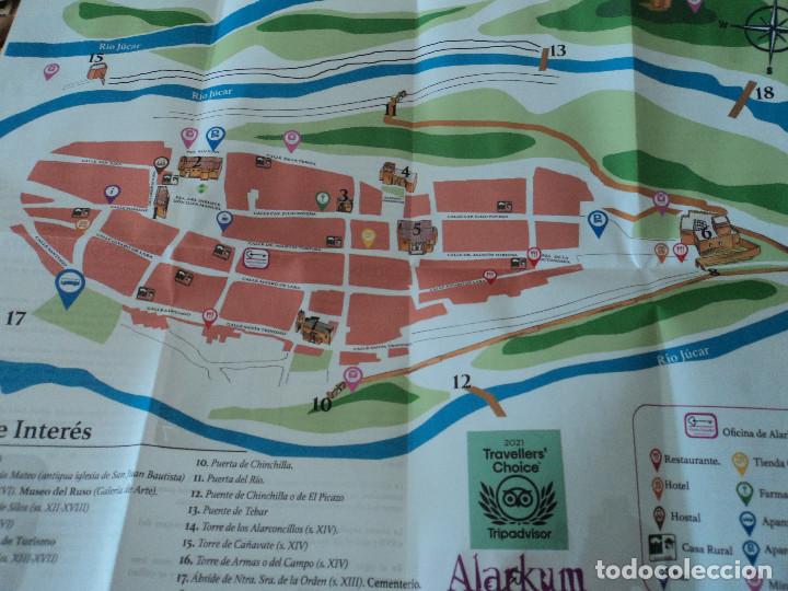 Travel Brochures: plano del pueblo de alarcon (cuenca) 42 x 30 cm