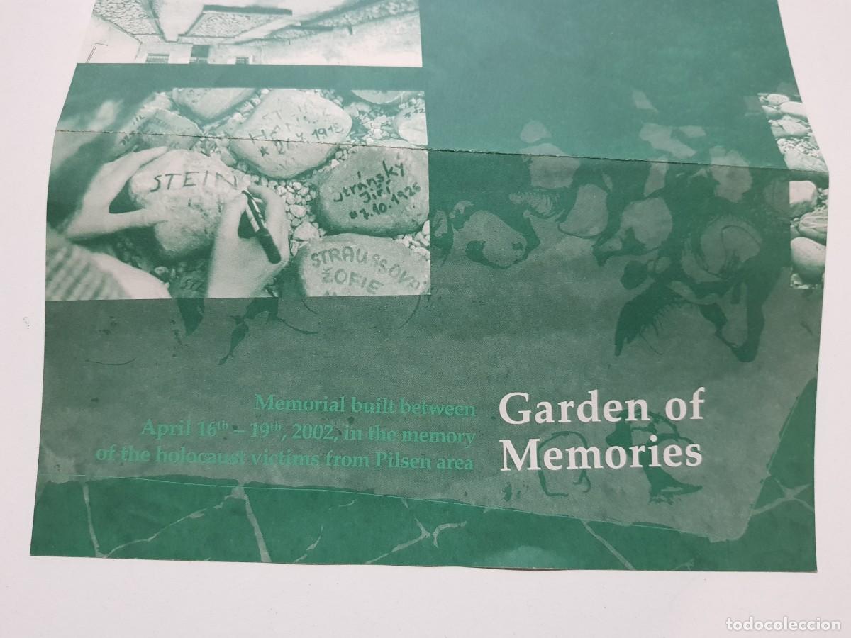 Tourismusbrosch&uuml;ren: FOLLETO GARDEN OF MEMORIES. PILSEN. POLONIA. MEMORIAL DEL HOLOCAUSTO JUDIO