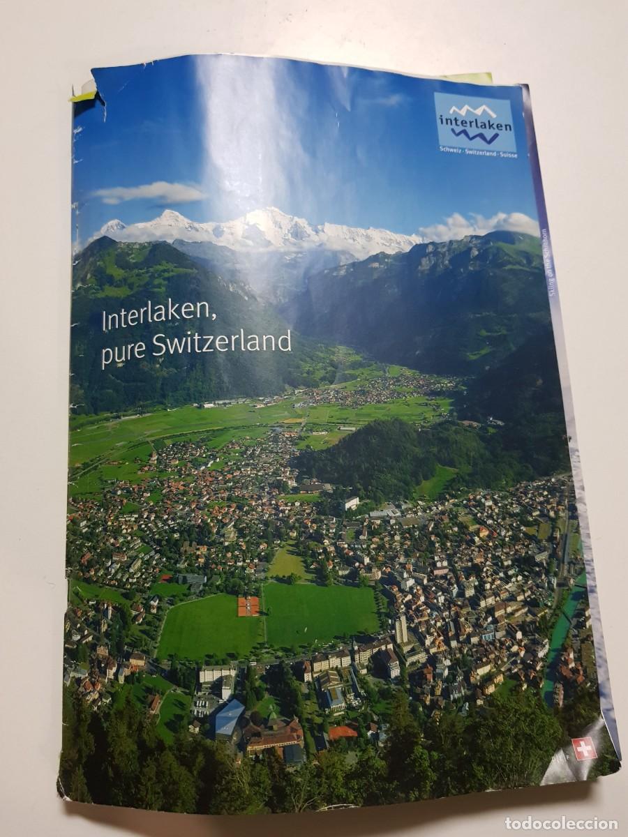 Tourismusbrosch&uuml;ren: COLECCION DE FOLLETOS DE TURISMO INTERLAKEN SUIZA Y VALLE DE CHAMONIX MONT-BLANC 2013