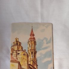Folletos de turismo: ZARAGOZA ARTÍSTICA; FOLLETO ANTIGUO; AÑO 1954. Lote 365728556