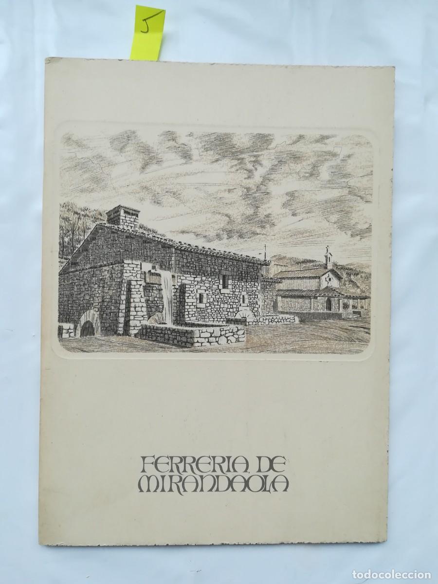 Tourismusbrosch&uuml;ren: Euskadi, Gipuzkoa, Guip&uacute;zcoa, Legazpia. Ferrer&iacute;a de Mirandaola. 1965