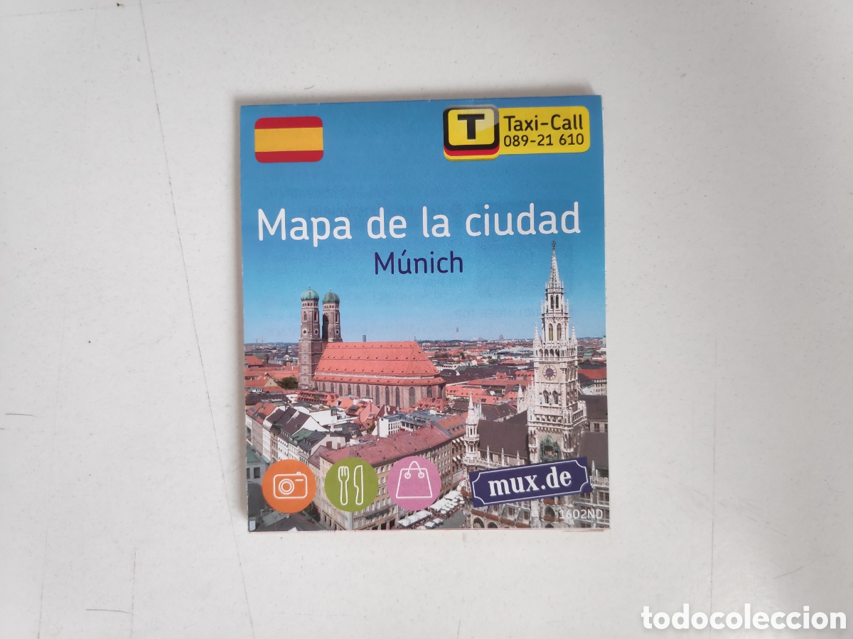 Folletos de turismo: Mapa Plano ciudad de Munich. Folleto - Foto 1