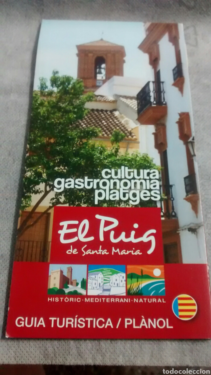 Tourismusbrosch&uuml;ren: EL PUIG DE SANTA MARIA. PLANO DESPLEGABLE Y LUGARES A VISITAR.