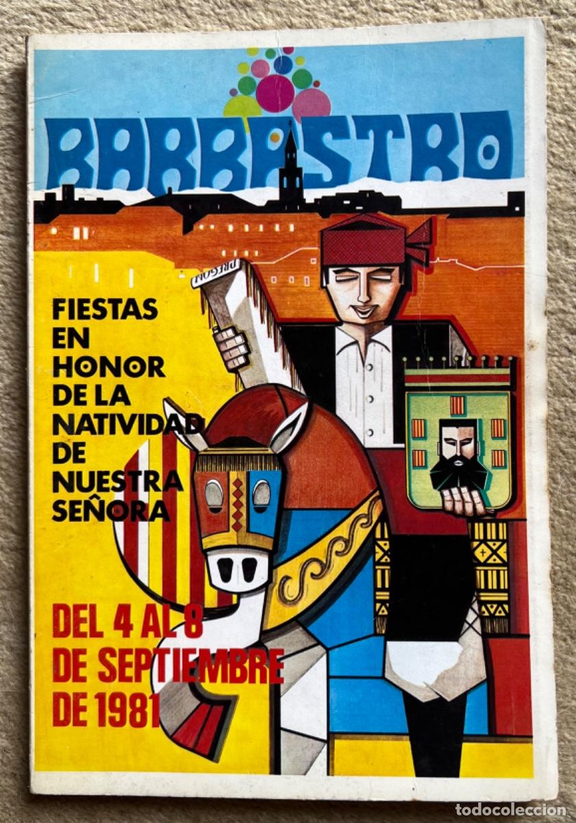 Tourismusbrosch&uuml;ren: Barbastro (Huesca) - Fiestas en honor de la Natividad de Nuestra Se&ntilde;ora - A&ntilde;o 1981