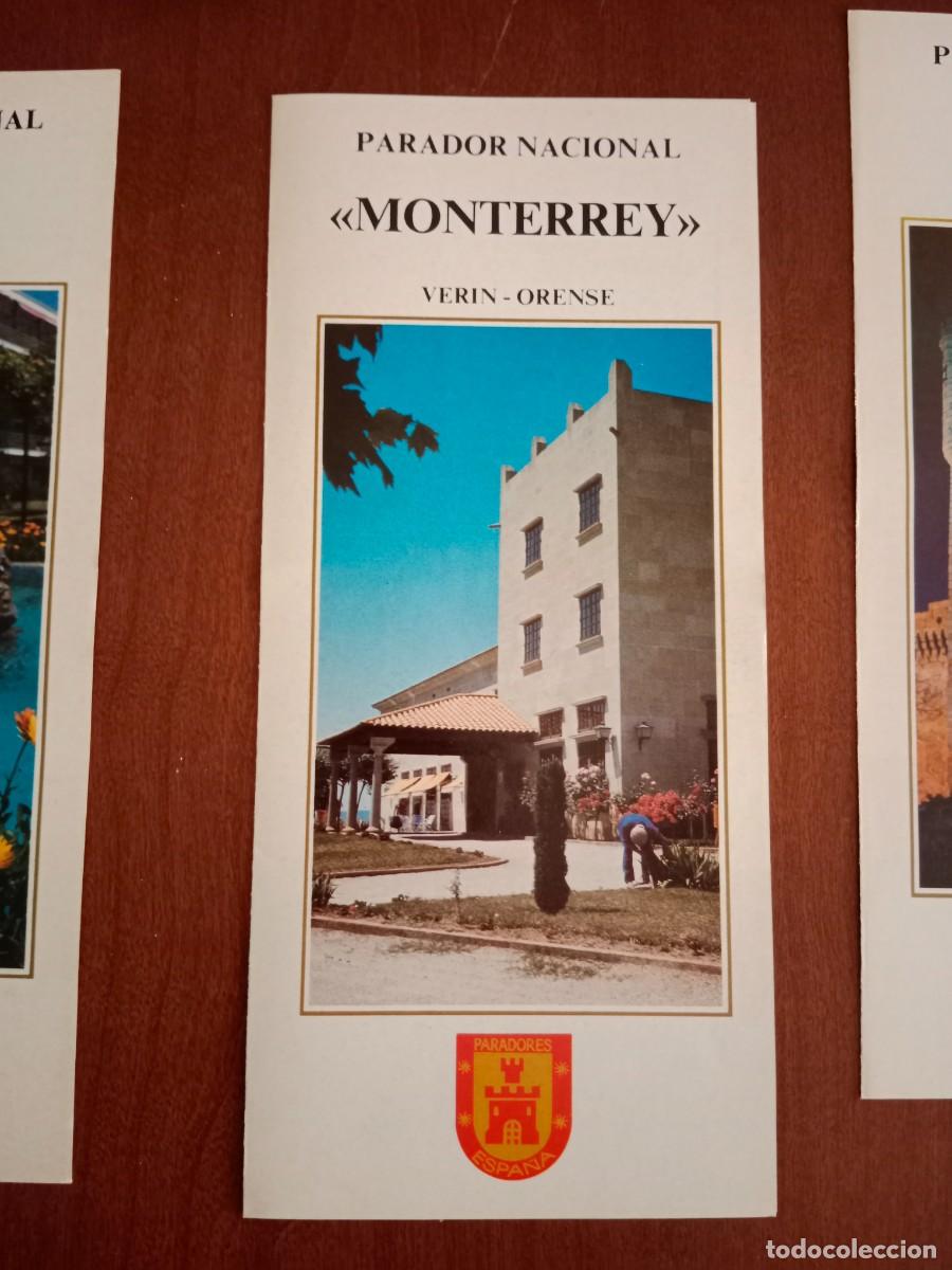 Tourismusbrosch&uuml;ren: FOLLETO DE TURISMO - DIPTICO - PARADOR NACIONAL - MONTERREY - VERIN (ORENSE ) - 1984