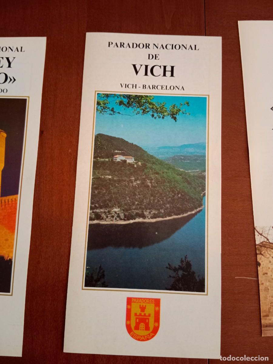 Tourismusbrosch&uuml;ren: FOLLETO DE TURISMO - DIPTICO - PARADOR NACIONAL - VICH VIC ( BARCELONA ) - 1984