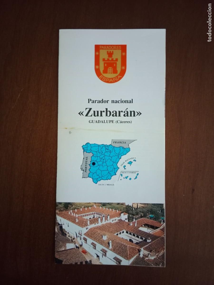 Tourismusbrosch&uuml;ren: FOLLETO DE TURISMO - DIPTICO - PARADOR NACIONAL - ZURBARAN - GUADALUPE (CACERES) - 1981