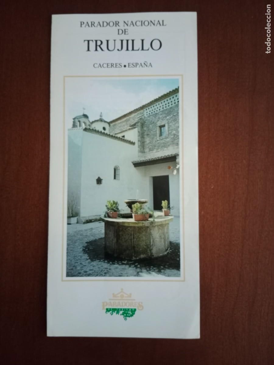 Tourismusbrosch&uuml;ren: FOLLETO DE TURISMO - DIPTICO - PARADOR NACIONAL - TRUJILLO - CACERES - 1986