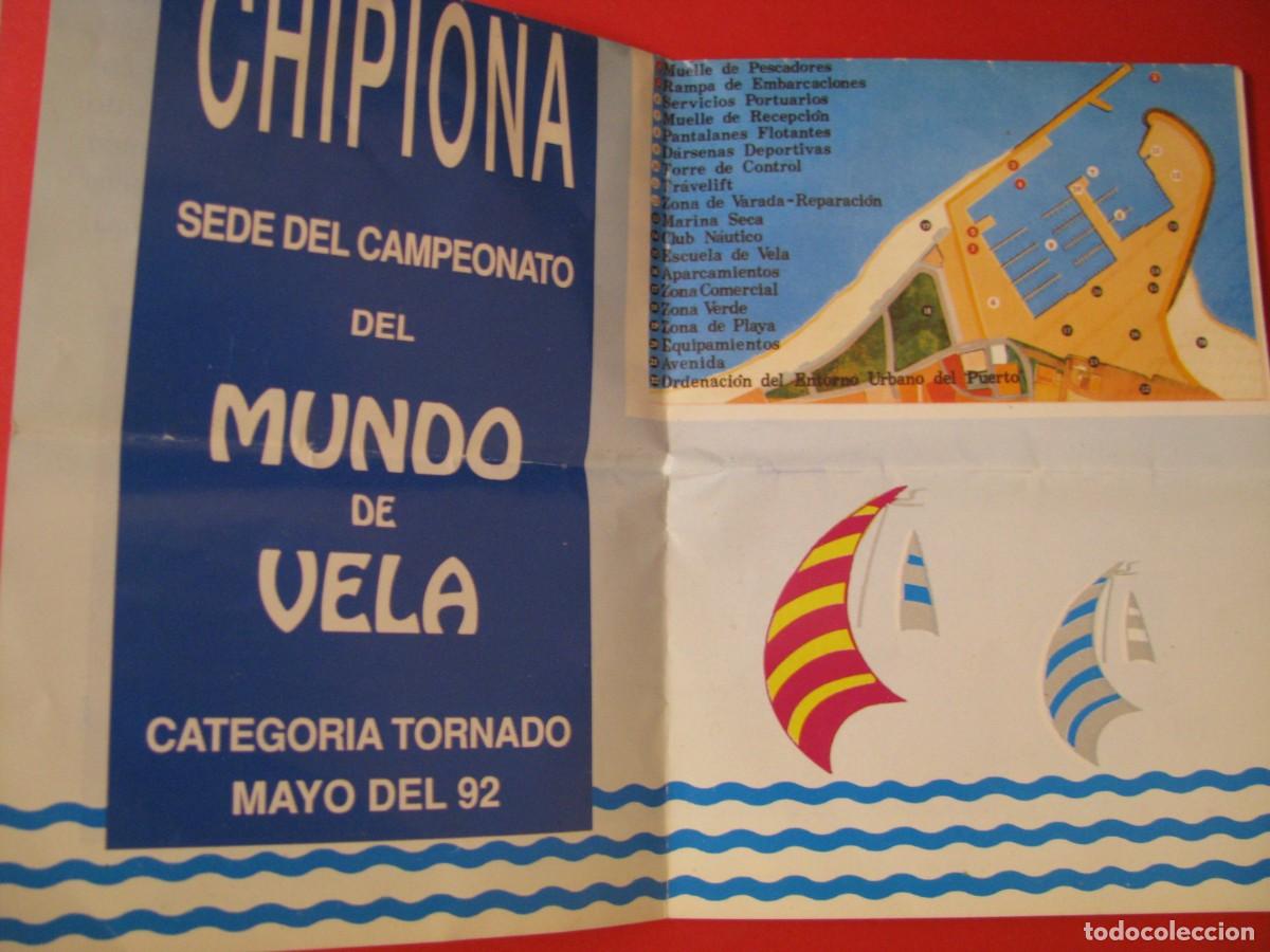 Tourismusbrosch&uuml;ren: FOLLETO. PUERTO DEPORTIVO DE CHIPIONA. SEDE DEL CAMPEONATO DEL MUNDO DE VELA 1992.