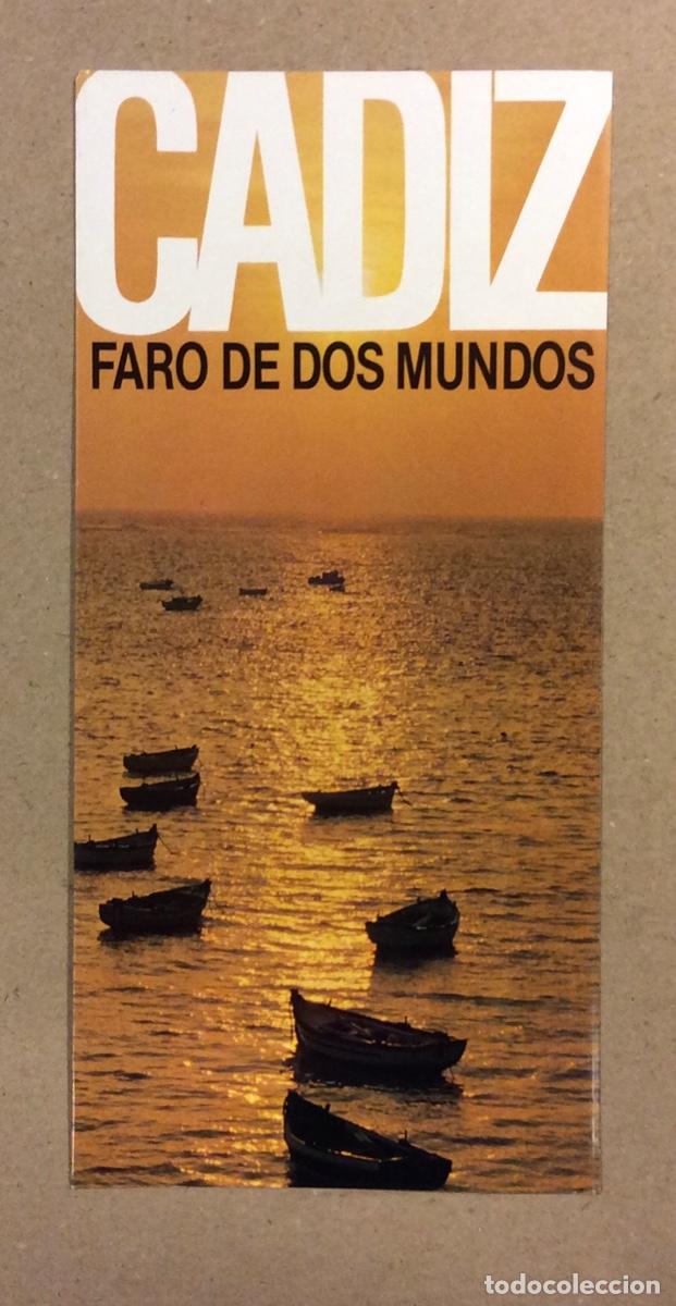 Brochures de tourisme: C&Aacute;DIZ, FARO DE DOS MUNDOS. FOLLETO PUBLICITARIO DE TURISMO DE 1983.